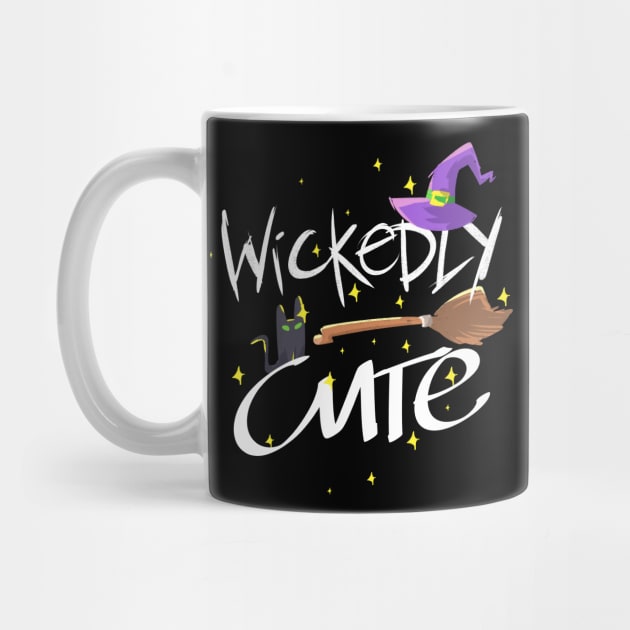 Halloween Witch Wickedly Cute by TheBestHumorApparel